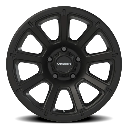 Vision 353 17x8.5 -6 5x127mm 78.1mm Matte Black