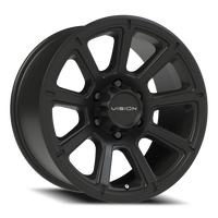 Vision 353 18x9 +18 6x139.7mm 106.2mm Matte Black