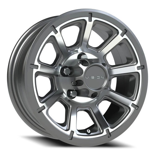Vision 353 14x5.5 +0 5x114.3mm 83mm Gunmetal Machined Face