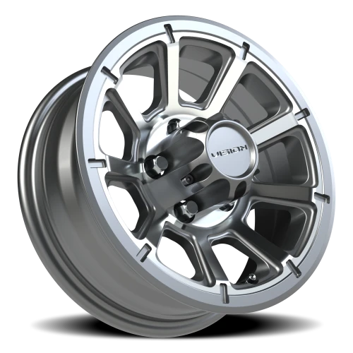 Vision 353 14x5.5 +0 5x114.3mm 83mm Gunmetal Machined Face