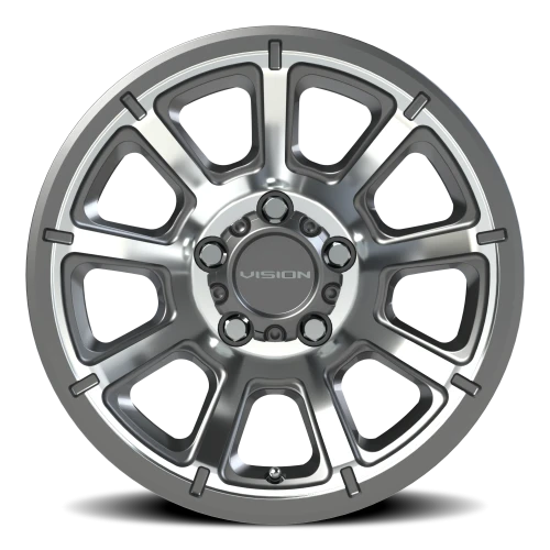 Vision 353 15x6 +0 5x114.3mm 83mm Gunmetal Machined Face