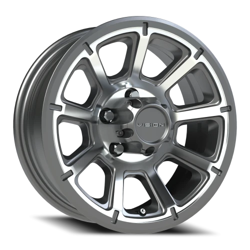 Vision 353 15x6 +0 5x127mm 83mm Gunmetal Machined Face
