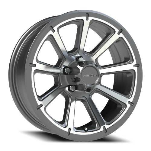 Vision 353 17x6.5 +0 5x114.3mm 83mm Gunmetal Machined Face