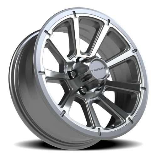 Vision 353 17x6.5 +0 5x114.3mm 83mm Gunmetal Machined Face