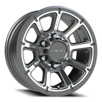 Vision 353 15x6 +0 6x139.7mm 108mm Gunmetal Machined Face