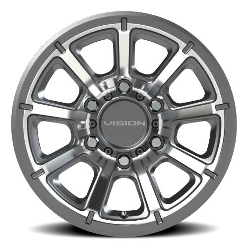 Vision 353 15x6 +0 6x139.7mm 108mm Gunmetal Machined Face