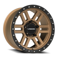 Vision 354 17x9 +12 5x150mm 110.2mm Satin Bronze Satin Black Lip