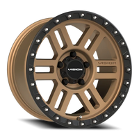 Vision 354 17x9 +12 5x127mm 78.1mm Satin Bronze Satin Black Lip
