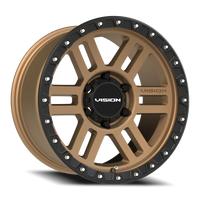 Vision 354 17x9 +12 6x135mm 87.1mm Satin Bronze Satin Black Lip