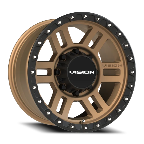 Vision 354 17x9 +12 8x170mm 125.2mm Satin Bronze Satin Black Lip