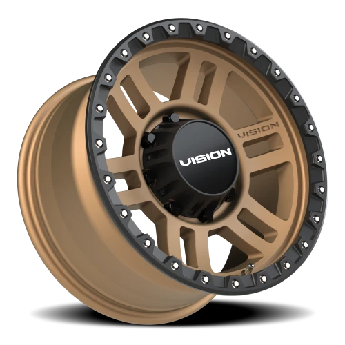 Vision 354 17x9 +12 8x170mm 125.2mm Satin Bronze Satin Black Lip