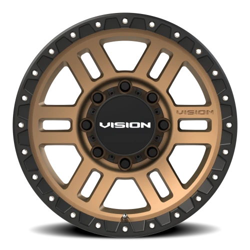 Vision 354 17x9 +12 8x170mm 125.2mm Satin Bronze Satin Black Lip