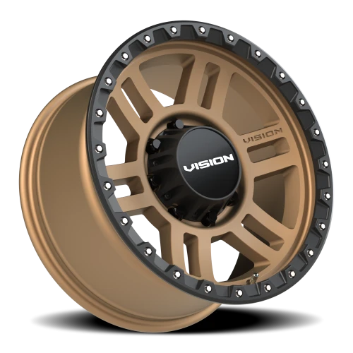 Vision 354 18x9 +12 8x165.1mm 125.2mm Satin Bronze Satin Black Lip