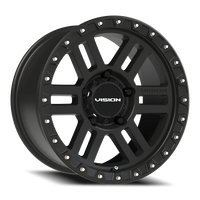 Vision 354 17x9 -12 5x139.7mm 108mm Satin Black