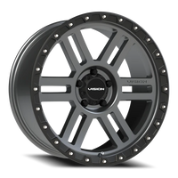 Vision 354 20x9 +10 5x127mm 78.1mm Satin Grey