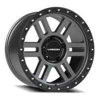 Vision 354 18x9 +12 5x150mm 110.2mm Satin Grey