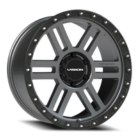 Vision 354 20x9 +12 6x135mm 87.1mm Satin Grey