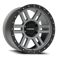 Vision 354 18x9 -12 6x139.7mm 106.2mm Satin Grey