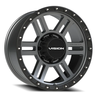 Vision 354 20x9 +12 8x180mm 124.2mm Satin Grey