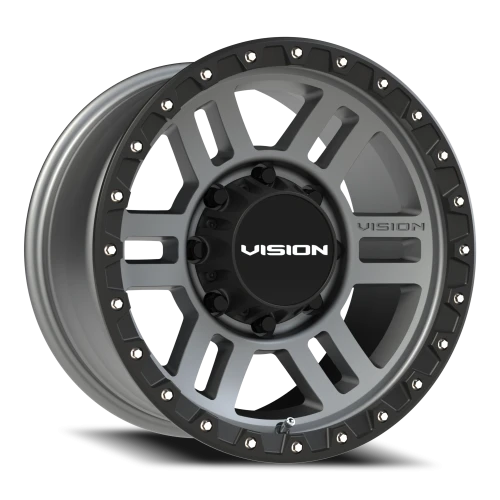 Vision 354 17x9 -12 8x165.1mm 125.2mm Satin Grey