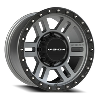 Vision 354 17x9 +12 8x165.1mm 125.2mm Satin Grey