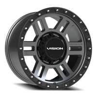 Vision 354 18x9 +12 8x180mm 124.2mm Satin Grey