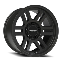 Vision 355 17x9 -12 5x139.7mm 108mm Satin Black