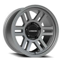 Vision 355 17x9 -12 5x139.7mm 108mm Satin Gray