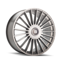 Touren TR10 24x10" 5x112mm 74.1mm CB +35mm Satin Silver Machined