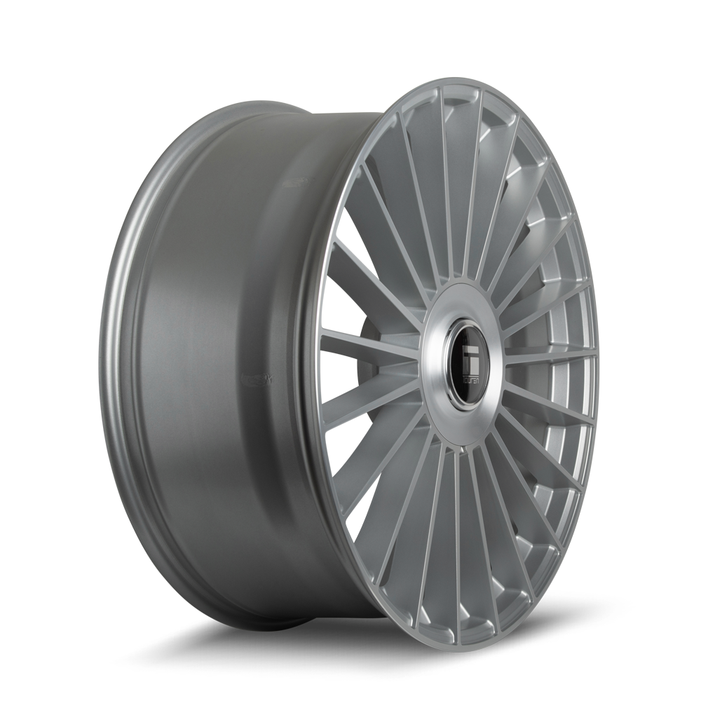 Touren TR10 22x9" 5x112mm 74.1mm CB +35mm Satin Silver Machined