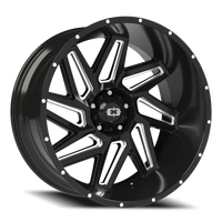 Vision 361 24x12 -51 5x139.7mm 108mm Gloss Black Milled Spokes