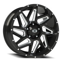 Vision 361 20x9 +12 5x150mm 110.2mm Gloss Black Milled Spokes