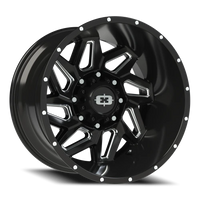 Vision 361 20x12 -51 8x180mm 124.2mm Gloss Black Milled Spokes