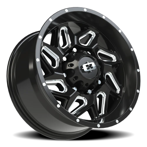Vision 361 18x9 +12 8x170mm 125.2mm Gloss Black Milled Spokes