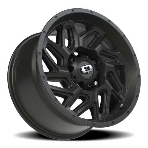 Vision 361 17x9 +12 5x139.7mm 108mm Satin Black