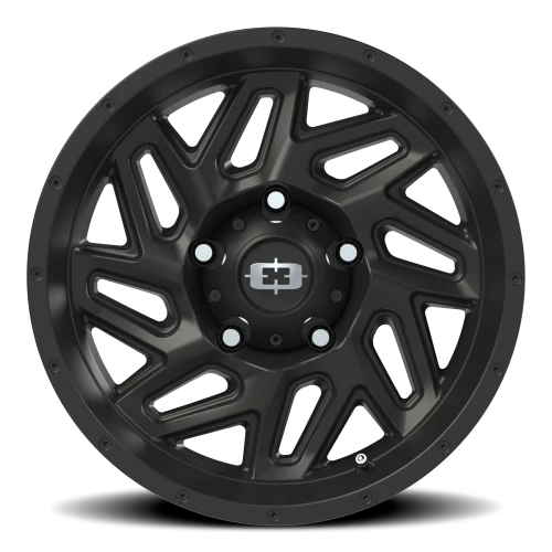 Vision 361 17x9 +12 5x139.7mm 108mm Satin Black