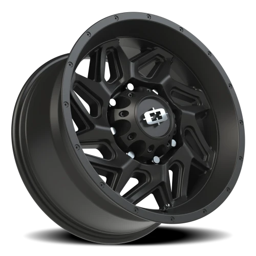Vision 361 18x9 +12 8x180mm 124.2mm Satin Black