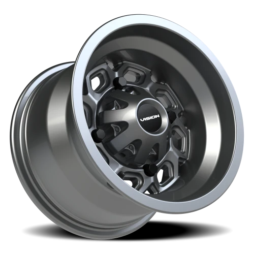 Vision 361 12x8 -10 4x136mm 110.5mm Gunmetal