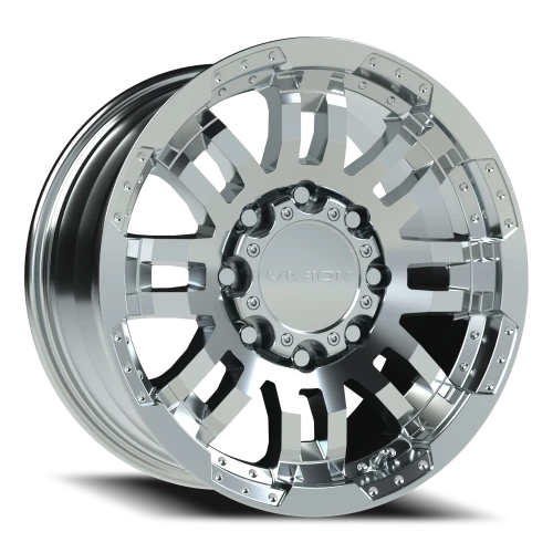 Vision 375 17x8.5 +18 8x165.1mm 125.2mm Chrome