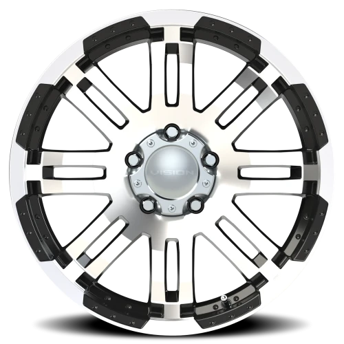 Vision 375 20x9 +35 5x150mm 110.2mm Gloss Black Machined Face