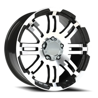 Vision 375 20x9 +18 5x139.7mm 108mm Gloss Black Machined Face