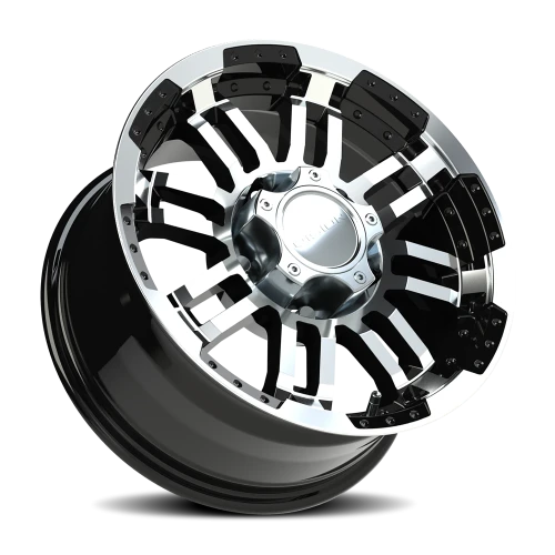 Vision 375 16x8 +0 5x139.7mm 110mm Gloss Black Machined Face