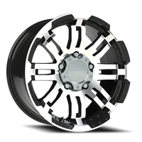 Vision 375 17x8.5 +18 5x135mm 87.1mm Gloss Black Machined Face