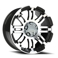 Vision 375 17x8.5 +18 5x114.3mm 83mm Gloss Black Machined Face