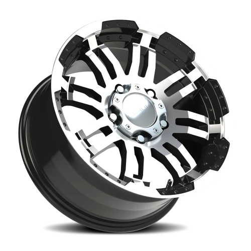 Vision 375 17x8.5 +18 5x139.7mm 108mm Gloss Black Machined Face