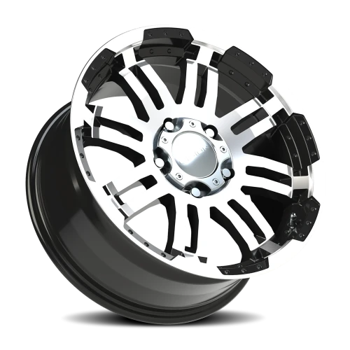 Vision 375 18x8.5 +18 5x139.7mm 108mm Gloss Black Machined Face