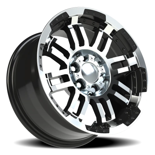 Vision 375 16x8 +12 6x114.3mm 71.5mm Gloss Black Machined Face