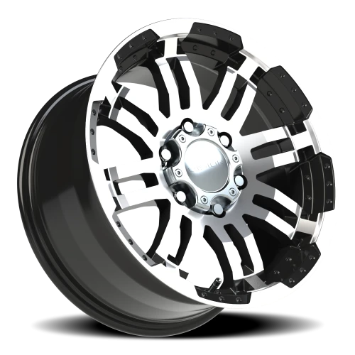 Vision 375 17x8.5 +25 6x127mm 78.1mm Gloss Black Machined Face