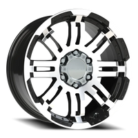 Vision 375 18x8.5 +25 6x139.7mm 106.2mm Gloss Black Machined Face