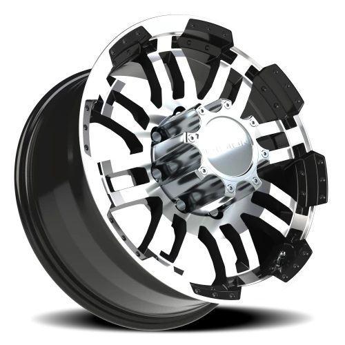 Vision 375 18x8.5 +18 8x170mm 125.2mm Gloss Black Machined Face